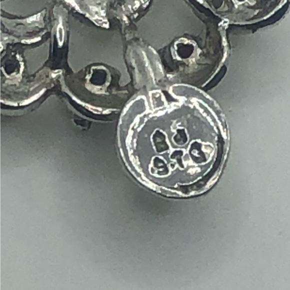 Vtg Sterling Silver Multi Stone Christmas Tree Mini Charm / Pendant 1.1” - Picture 3 of 4